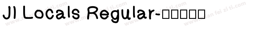 JI Locals Regular字体转换